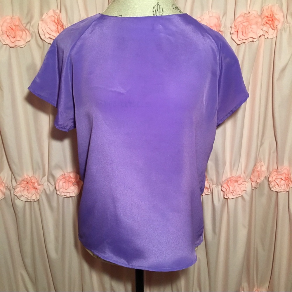 Petite Purple Blouse - Picture 2 of 6